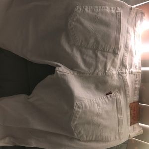 Levi white jeans